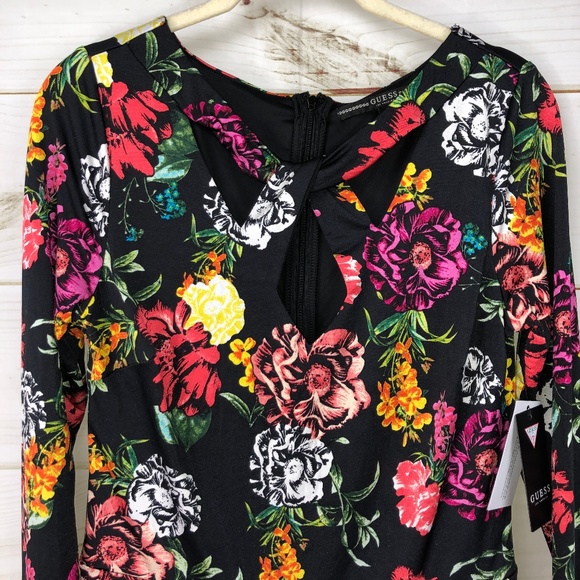 GUESS Women's Long Sleeve Laurena Romper - Picture 7 of 8